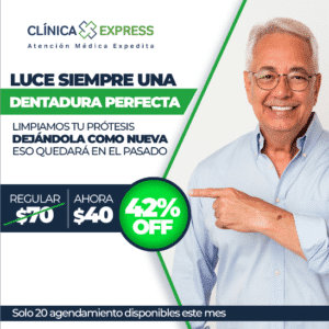 Limpieza de protesis
