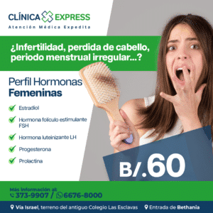 Perfil de hormonas femeninas