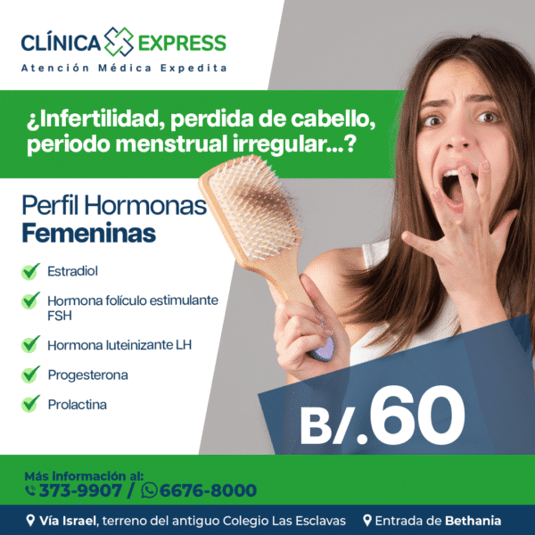 Perfil de hormonas femeninas